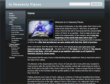Tablet Screenshot of in-heavenly-places.com